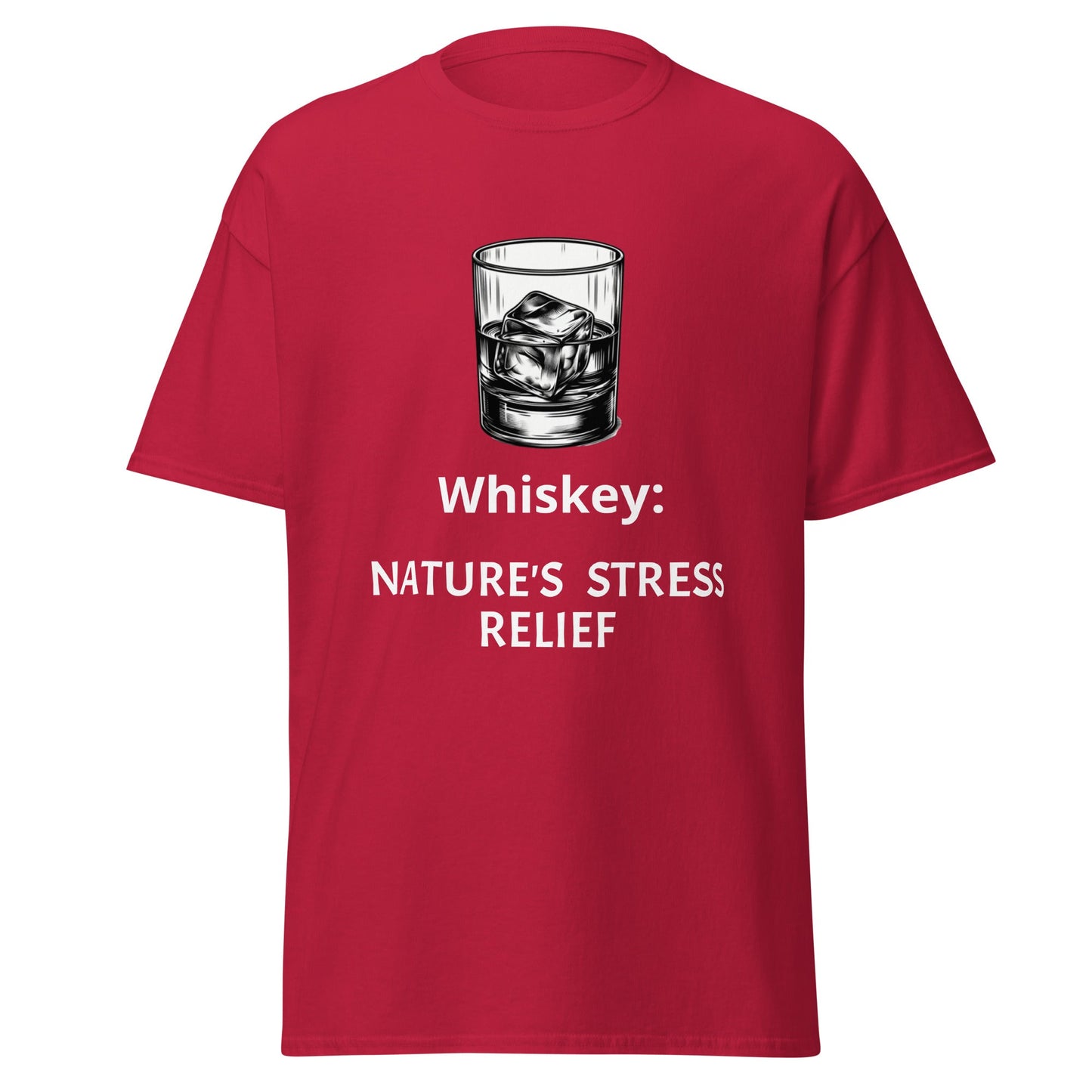 Liberty & Lead Apparel Cardinal / S Whiskey Stress Relief - Men's Classic Tee