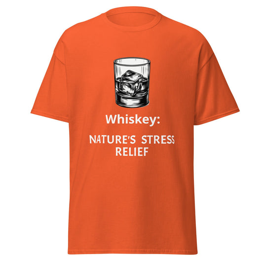 Liberty & Lead Apparel Orange / S Whiskey Stress Relief - Men's Classic Tee