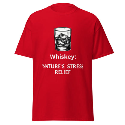 Liberty & Lead Apparel Red / S Whiskey Stress Relief - Men's Classic Tee