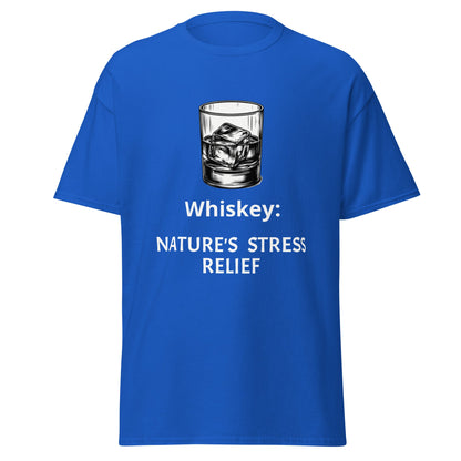 Liberty & Lead Apparel Royal / S Whiskey Stress Relief - Men's Classic Tee