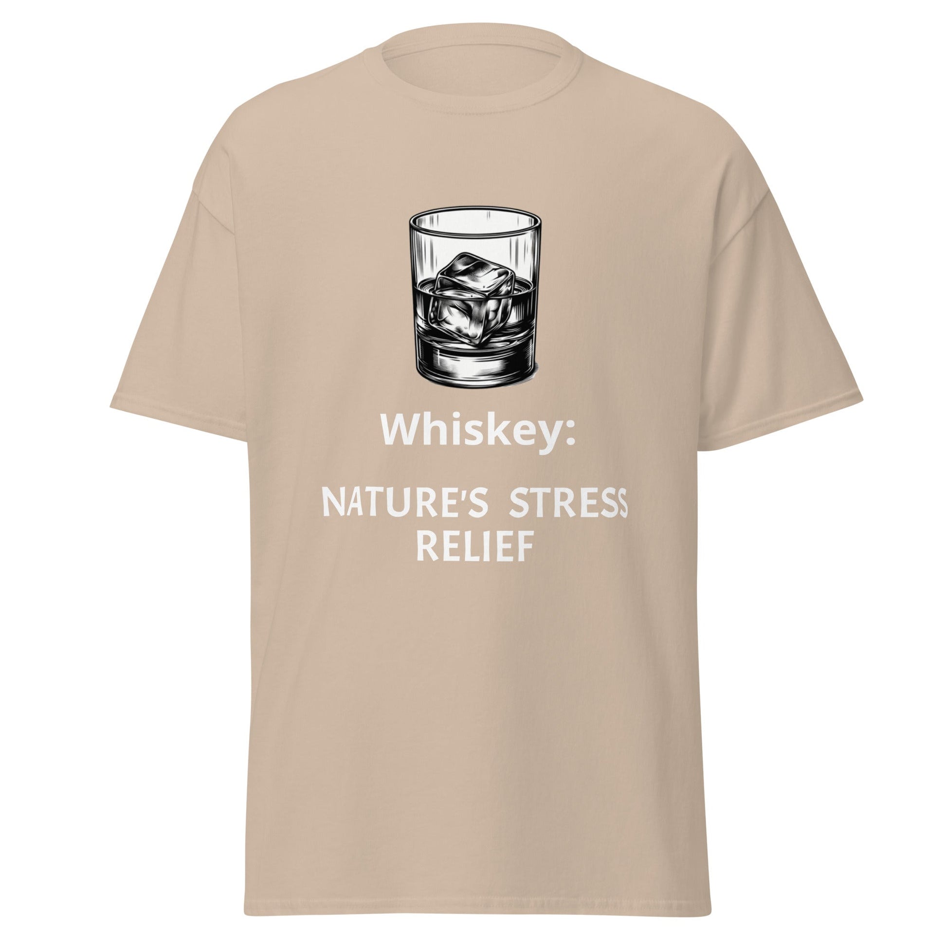 Liberty & Lead Apparel Sand / S Whiskey Stress Relief - Men's Classic Tee