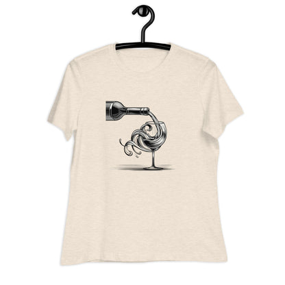 Liberty & Lead Apparel Wine Time - Ladies Relaxed Tee