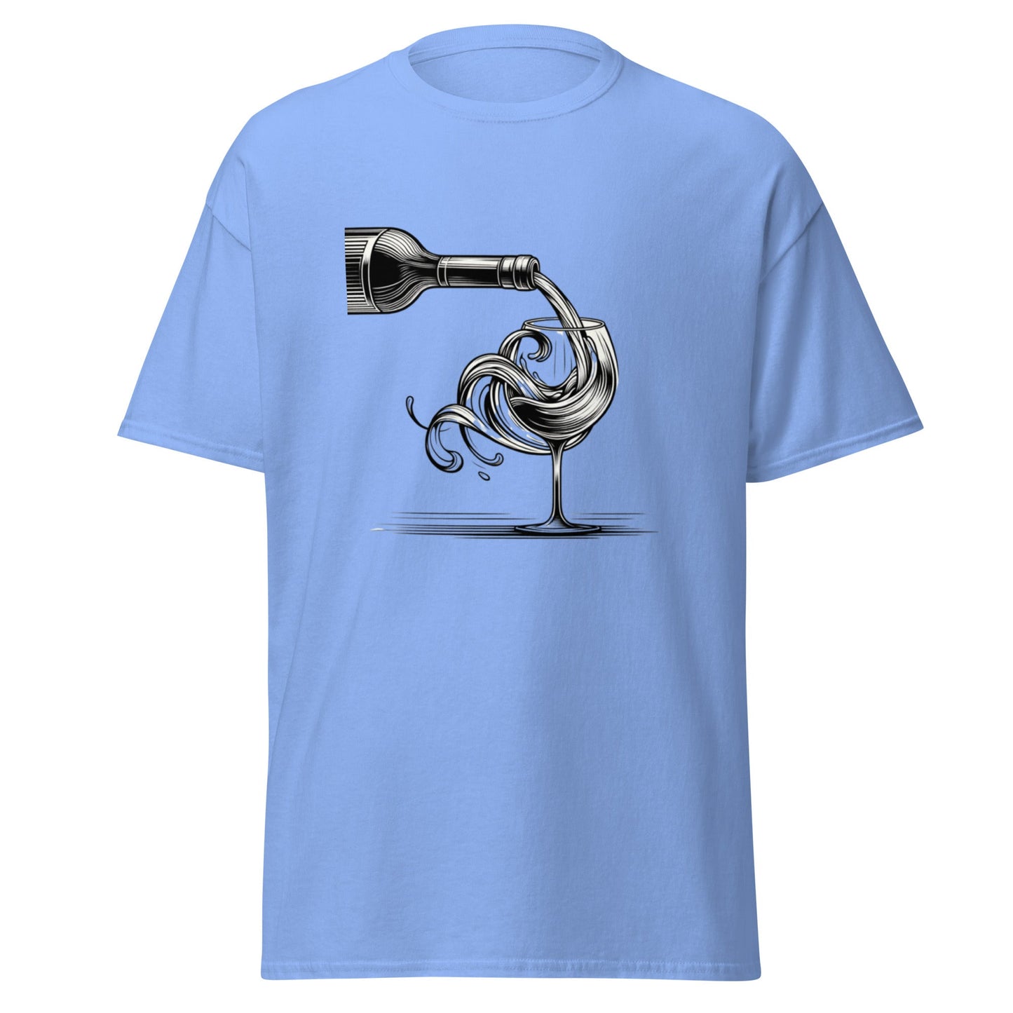 Liberty & Lead Apparel Carolina Blue / S Wine Time - Men's Classic Tee